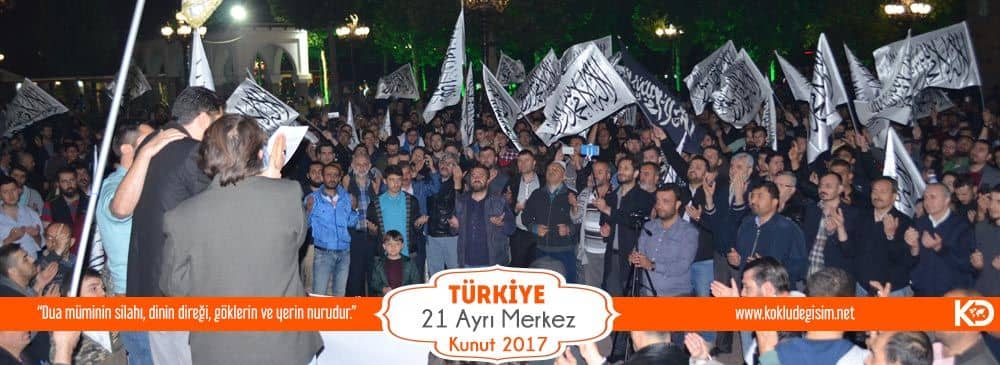 ‘Ümmet İçin Ümmetle Birlikte Eller Semaya’ KUNUT’U Yapıldı