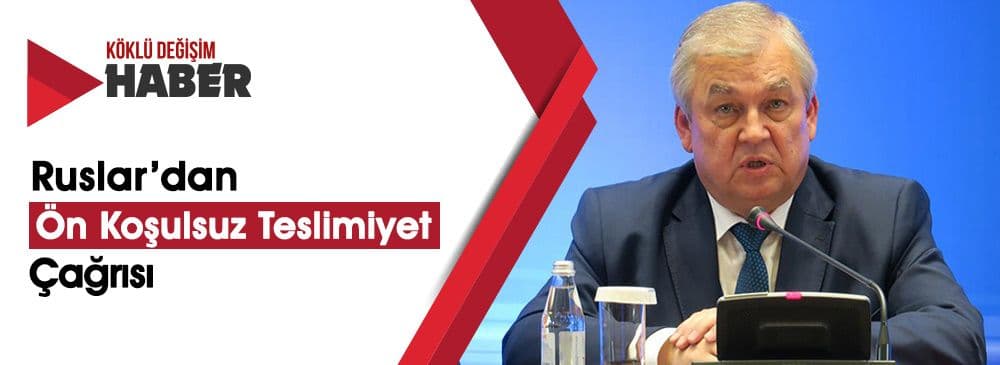 Rus Temsilci Suriyeli Muhalifleri Tehdit Etti