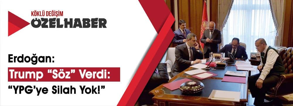 Trump Erdoğan’la Görüştü