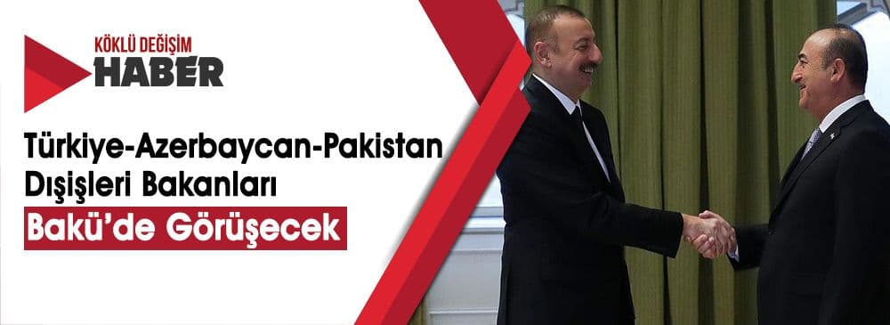 Dışişleri Bakanı Çavuşoğlu İlham Aliyev’le Görüştü