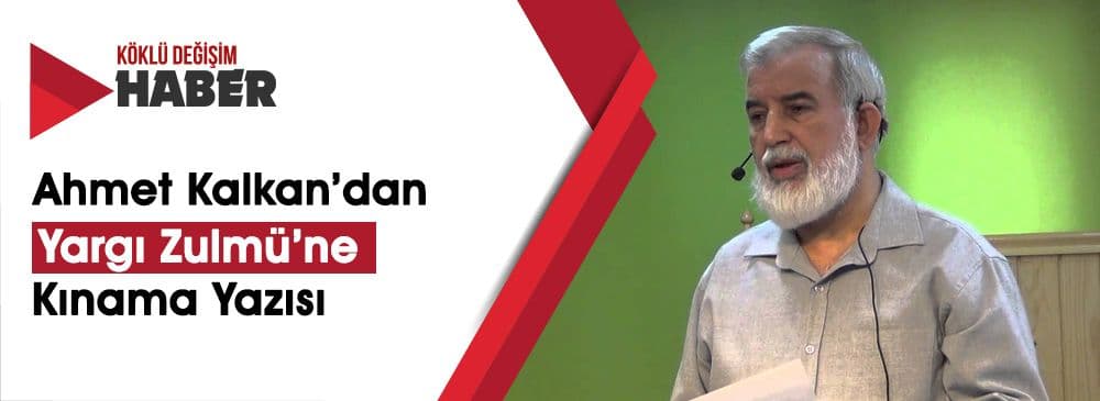 Ahmet Kalkan: Hizb-ut Tahrir Üyesi Müslümanlara Yapılan Zulmü Şiddetle Kınıyorum!