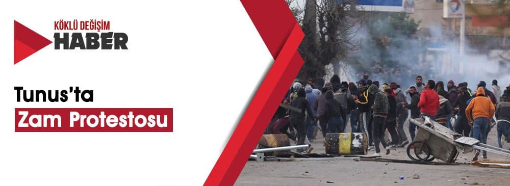 Tunus'ta Ekonomik Sıkıntılar Halkı Sokaklara Döktü: 800 Gözaltı