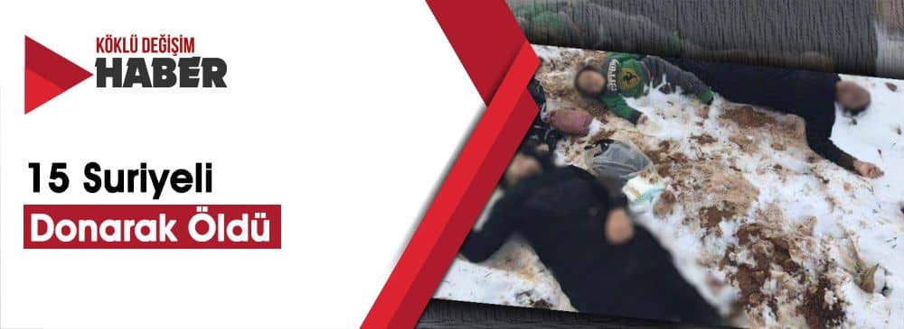 Suriyeli Siviller Lübnan Sınırında Donarak Can Veriyor