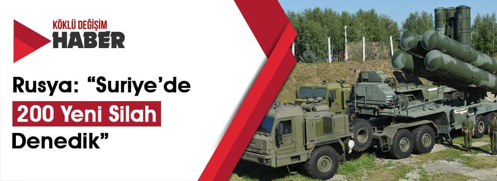 Ruslar Yeni Silahlarını Suriye’de Siviller Üzerinde Deniyor