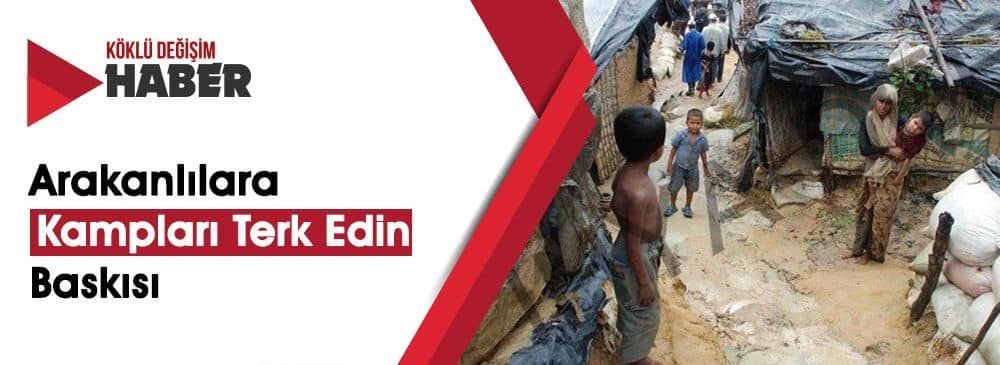 Katil Myanmar Askerleri Arakanlı Müslümanları Tehdide Devam Ediyor