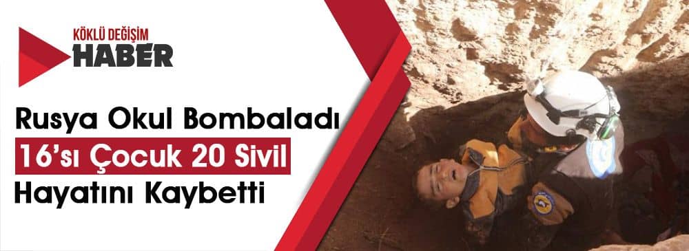 Rus Savaş Uçakları İdlib’in Güneyinde Katliam Gerçekleştirdi
