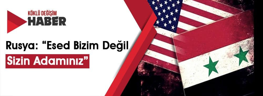 Rusya'dan İtiraf: "Esed Amerika'nın Adamı"
