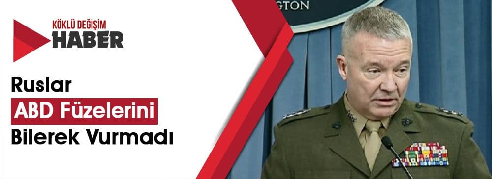 ABD: “Suriye’deki Savaş Stratejimize Uygun İlerliyor”