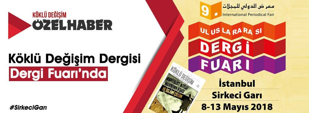 Köklü Değişim Dergisi Uluslararası Dergi Fuarı’nda