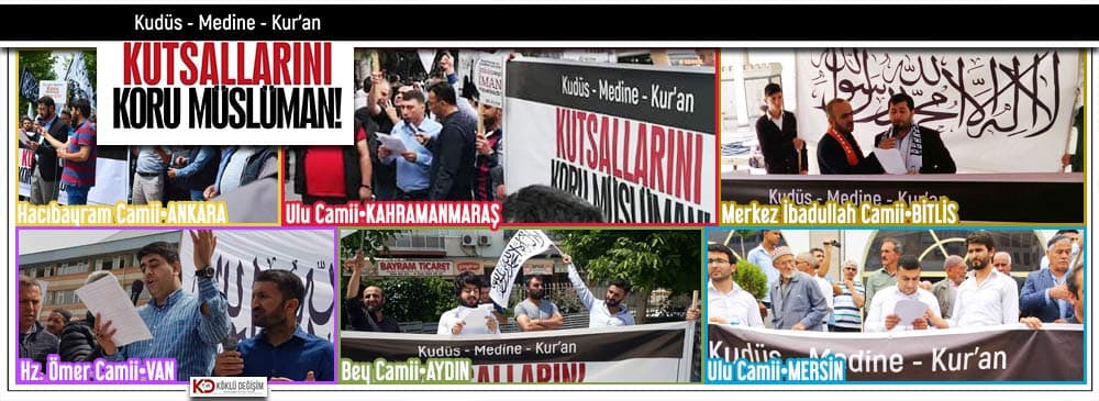 Köklü Değişim Medya Cuma Namazı Sonrası Altı İlde Basın Açıklaması Düzenledi