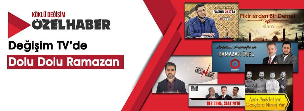 Köklü Değişim Medya’dan Dolu Dolu Ramazan Programları