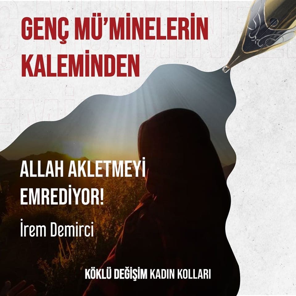 ALLAH AKLETMEYİ EMREDİYOR!