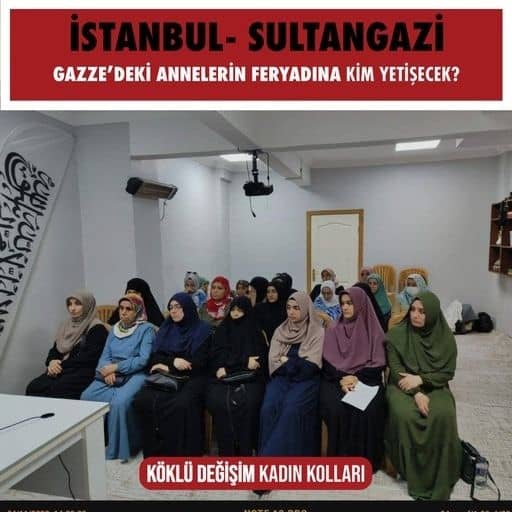 ‘‘Gazze’deki Annelerin Feryadına Kim Yetişecek?’’ başlığı altında panel. ISTANBUl/Sultangazi