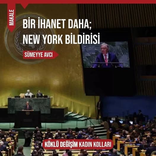 Bir İhanet Daha; New York Bildirisi
