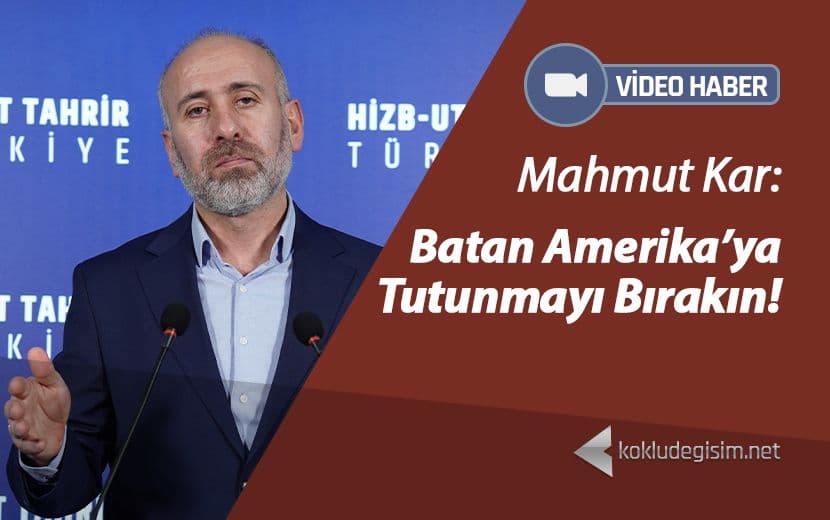 Batan Amerika’ya Tutunmayı Bırakın!