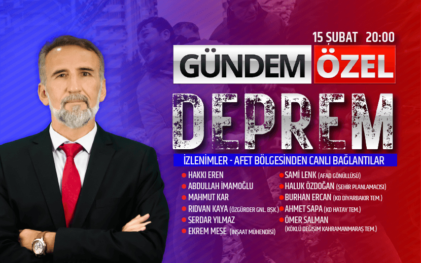 Değişim TV’de Kahramanmaraş Depremi Masaya Yatırılıyor