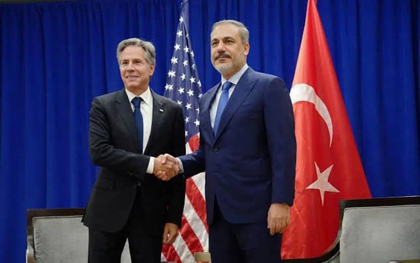 Yahudi Blinken'a Halk Defol Dedi, Fidan Görüştü!