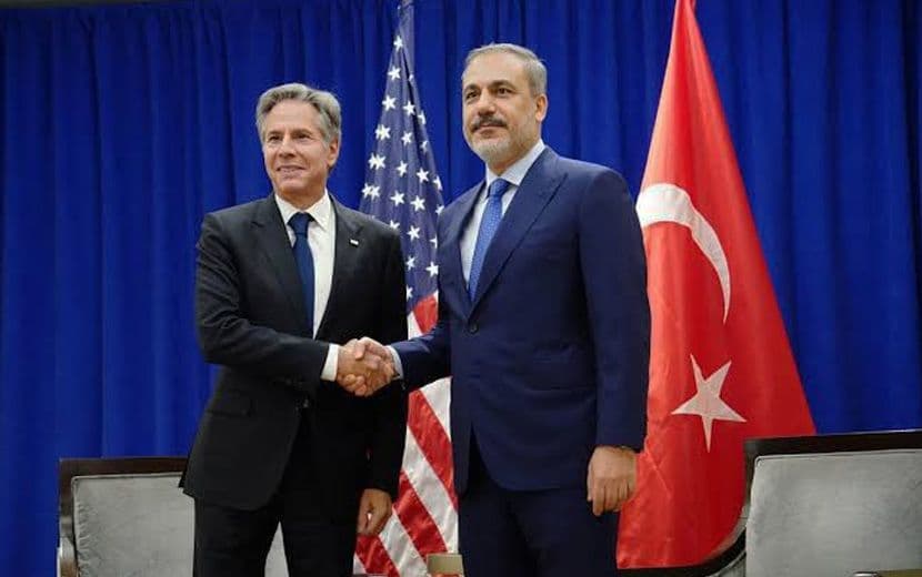 Yahudi Blinken'a Halk Defol Dedi, Fidan Görüştü!