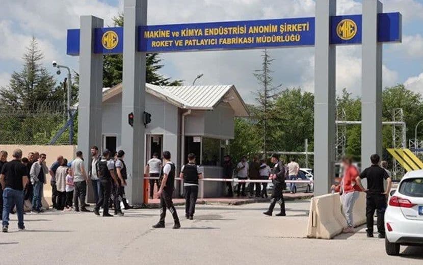 Ankara’daki MKE Roket ve Patlayıcı Fabrikası'nda Patlama
