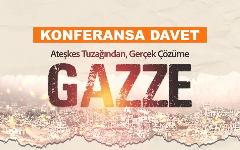 Köklü Değişim, İstanbul’da Gazze Konferansı Düzenliyor