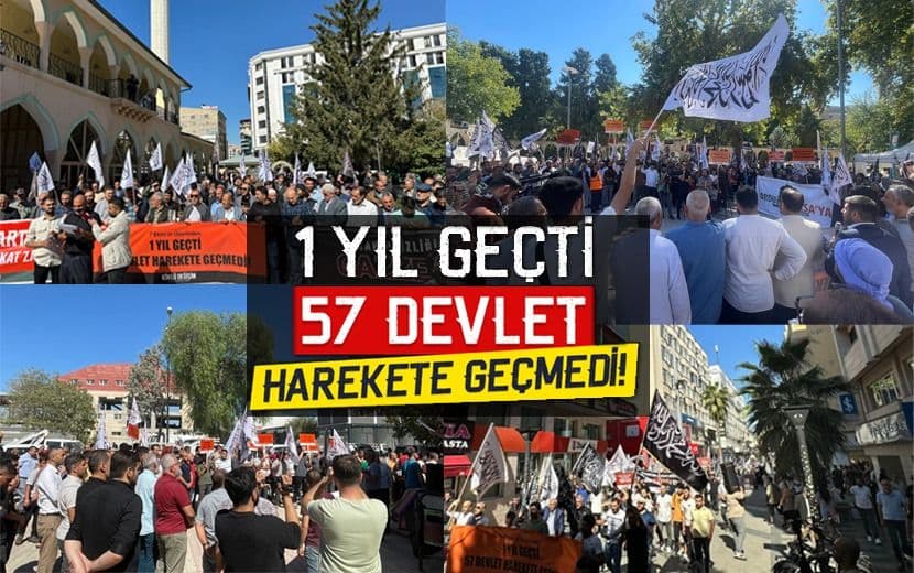 Köklü Değişim, 7 İlde Gazze İçin Meydanlara İndi