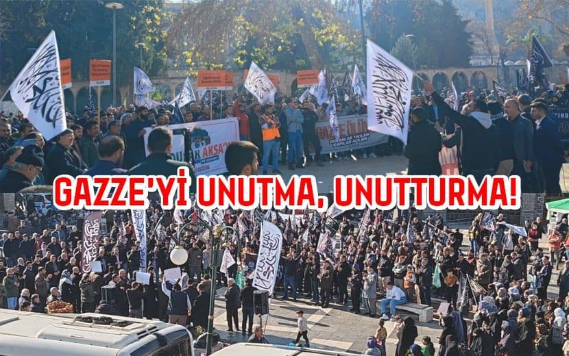 Köklü Değişim, Diyarbakır ve Şanlıurfa’da Gazze İçin Meydanlarda