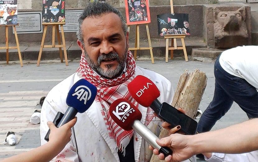 Dr. Sağlam’dan Ankara’da Gazze Gösterisi: “Yöneticilerden Beklentim Yok!”