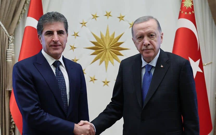 Erdoğan, Barzani İle Görüştü