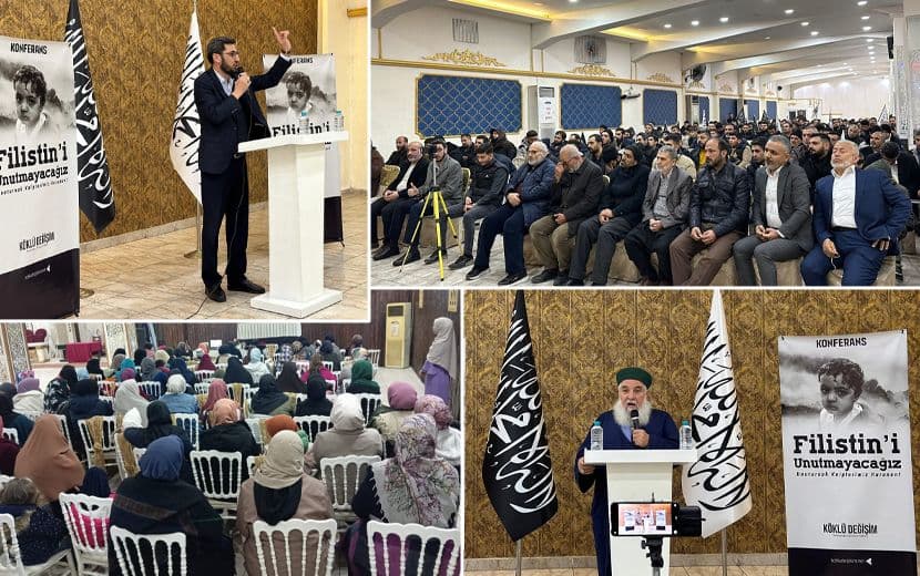 Gaziantep Halkı, Filistin'i Unutmadığını Köklü Değişim Konferansında Haykırdı!