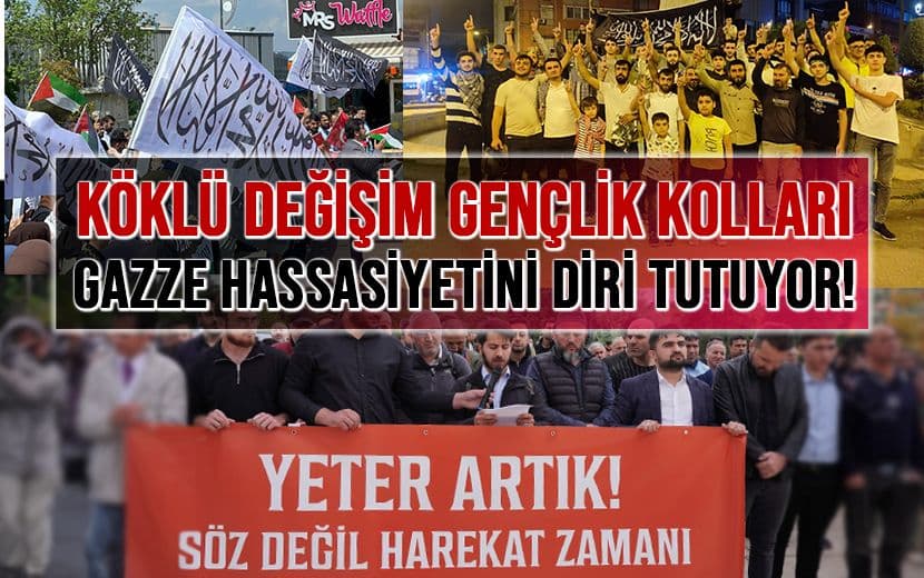 Köklü Değişim Gençlik Kolları Gazze Hassasiyetini Zinde Tutmaya Devam Ediyor!