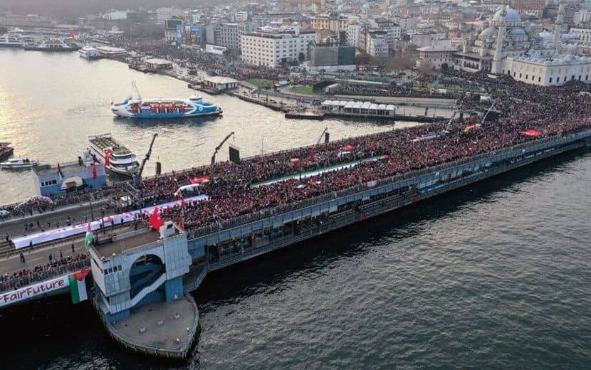 İstanbul’da Gazze İçin Yürüyüş Düzenleniyor