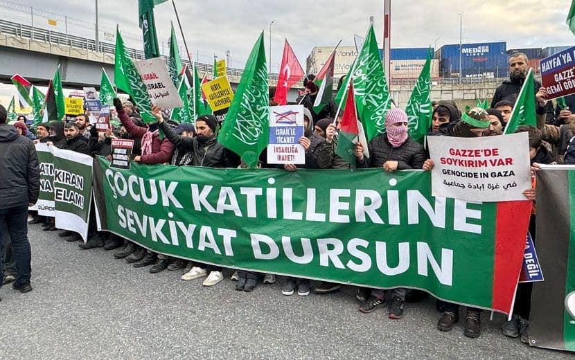 İstanbul’da STK’lardan "Limanlar ‘İsrail’e Kapatılsın" Çağrısı
