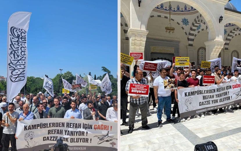 Köklü Değişim Gençlik Kolları’nın Kampüslerde Gazze’ye Desteği Sürüyor