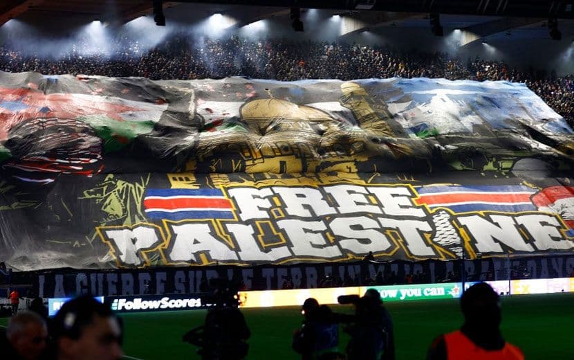 PSG’nin ‘Özgür Filistin’ Pankartı Fransa Hükümetini Öfkelendirdi