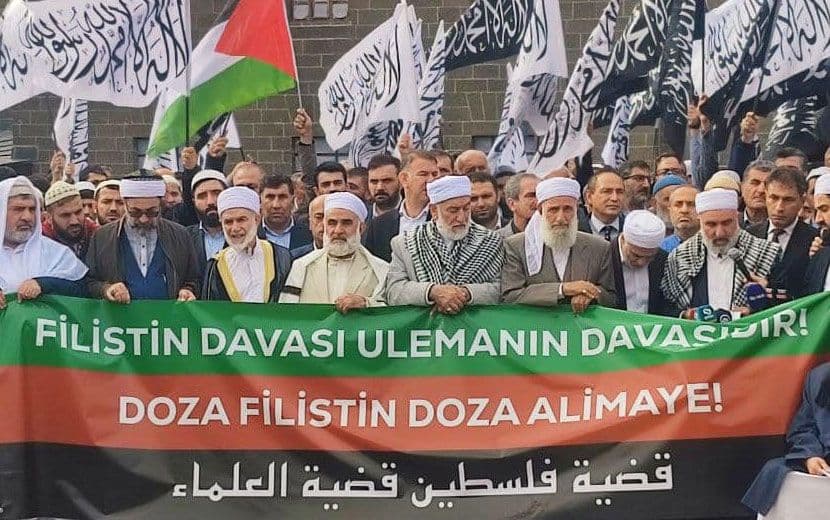 Şark Ulemasından Diyarbakır’da Filistin İçin Basın Açıklaması
