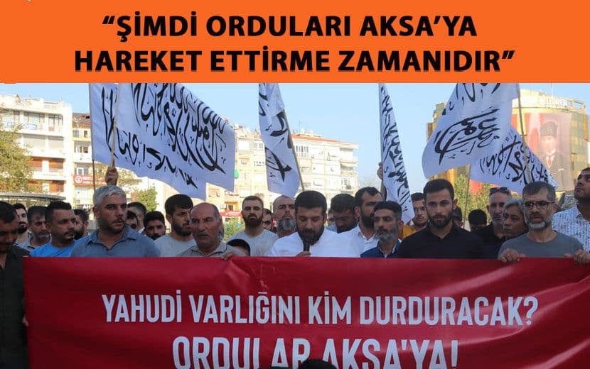 Köklü Değişim’den 10 İlde Aksa Tufanı’na Destek: “Ordular Aksa’ya”