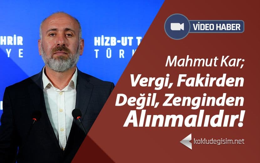 Vergi, Fakirden Değil Zenginden Alınmalıdır!