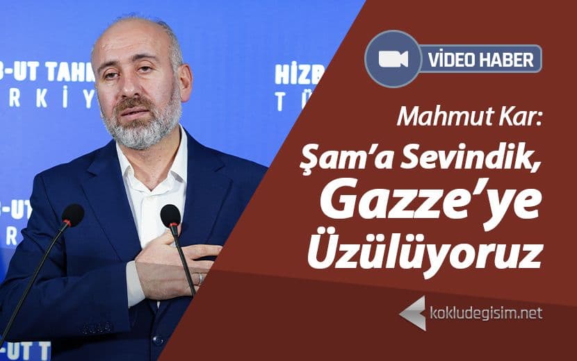 Şam’a Sevindik, Gazze’ye Üzülüyoruz
