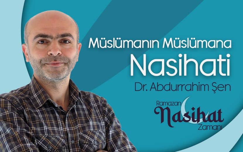 Müslümanın Müslümana Nasihati