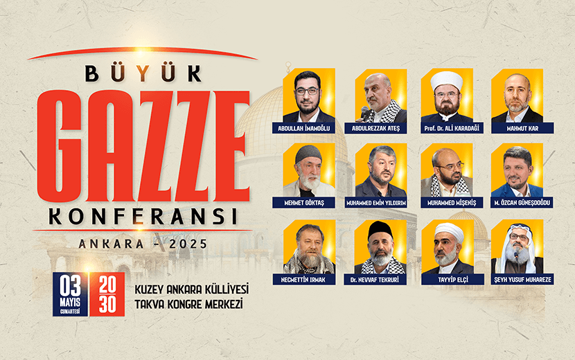 Köklü Değişim’den “Büyük Gazze Konferansı”