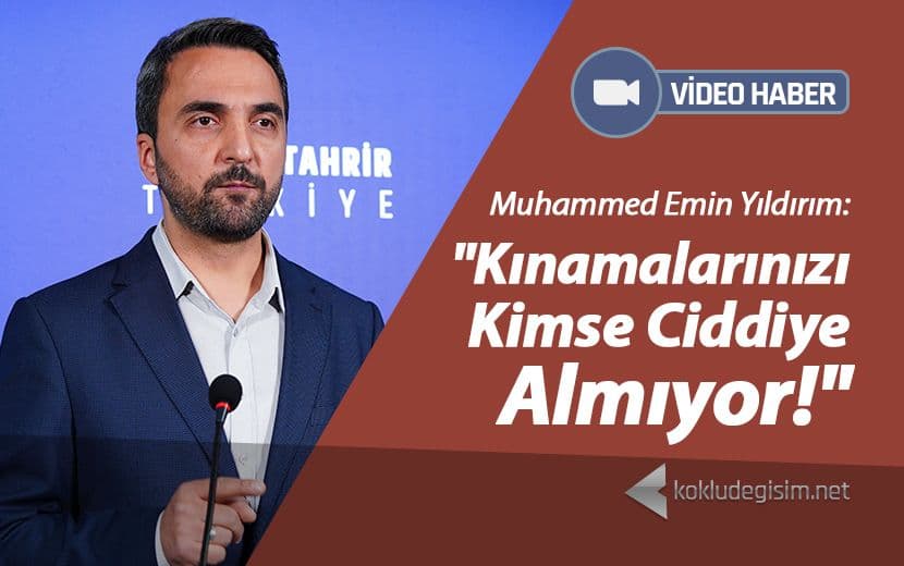 Kınamalarınızı Kimse Ciddiye Almıyor!