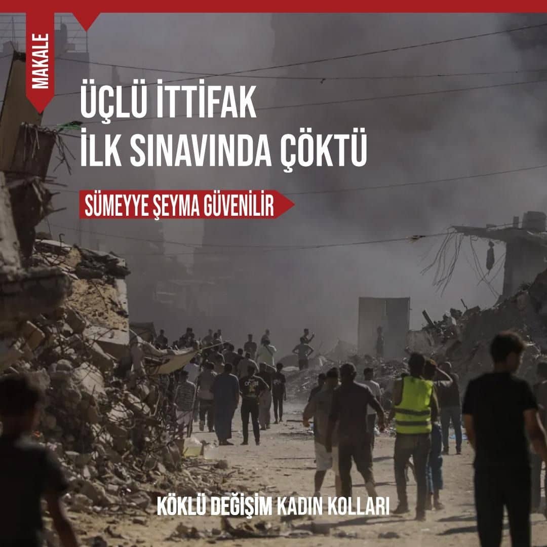 ÜÇLÜ İTTİFAK İLK SINAVINDA ÇÖKTÜ